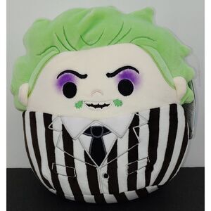 Squishmallow Beetlejuice 9" Plush Kellytoy Stuffed Animal NWT